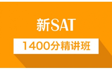 新SAT1400分精讲班