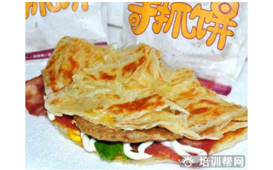 泉州食为先小吃培训中心台湾手抓饼培训