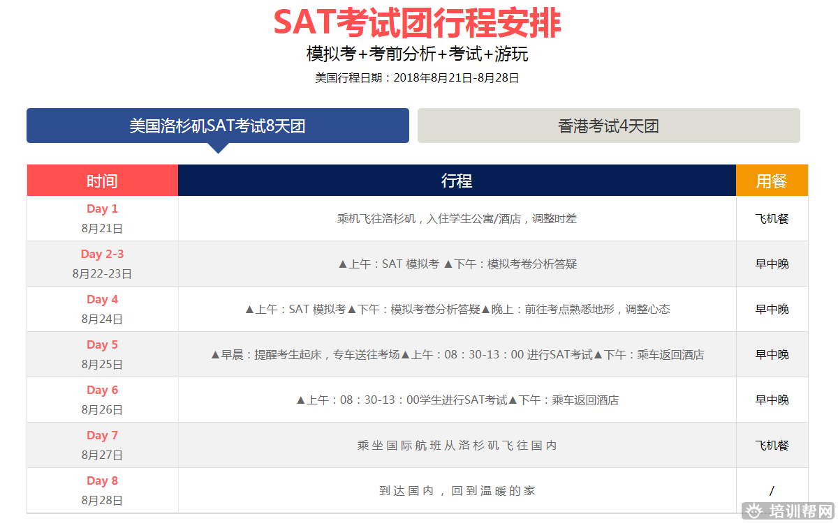 上海新航道SAT考试团