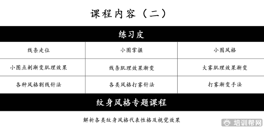 杭州纹身培训