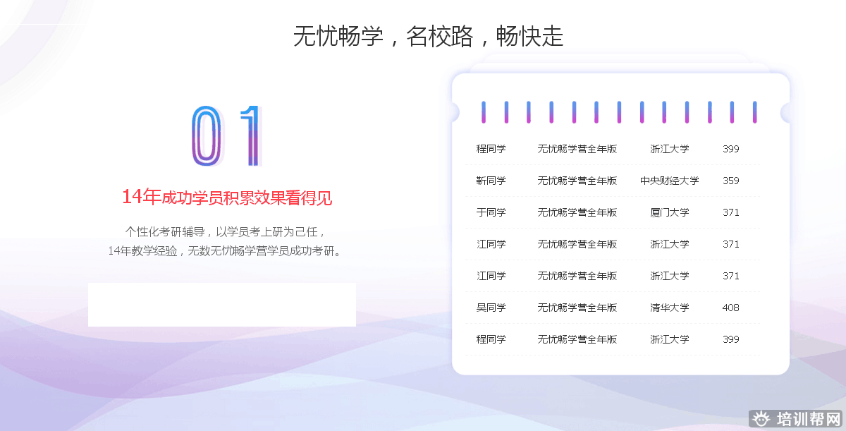 北京跨考教育2019年无忧畅学考研培训