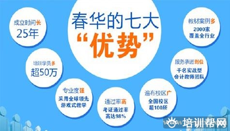 椒江春华会计培训优势